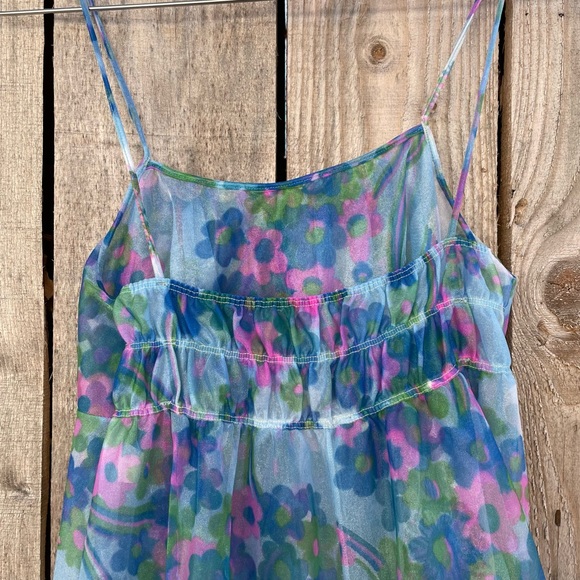 VINTAGE 1970’s iridescent nightie, women’s size xs-small - Picture 5 of 7